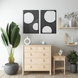 Geometric Mid Century Modern Metal Wall Art Set