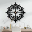 Gothic Thorn Metal Wall Clock