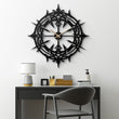 Gothic Thorn Metal Wall Clock