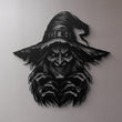 Gothic Witch Metal Wall Art