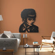 Fancy Gothic Woman Metal Wall Art