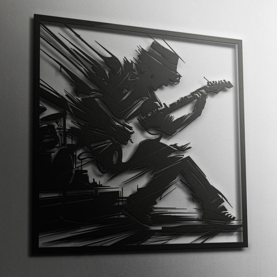 Guitar Solo Metal Wall Art