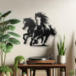 Handcrafted Horse Metal Wall Art