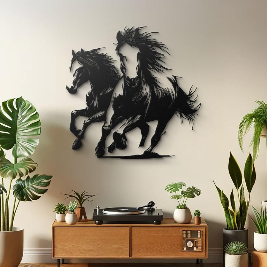 Handcrafted Horse Metal Wall Art