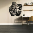 Human Robot Love Metal Wall Art