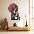 Japanese Geisha Metal Wall Art
