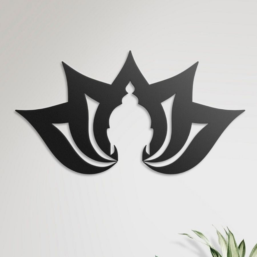 Lotus Buddha Metal Wall Art Decor