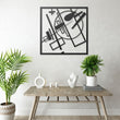 Malevich Mid Century Modern Metal Wall Art Decor