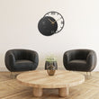 Circle Metal Wall Clock with Raman Numerals