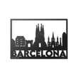 Barcelona City Metal Wall Art Decor