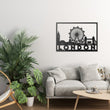 London City Metal Wall Art Decor