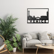 Venice City Silhouette Metal Wall Art Decor