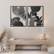 Bohemian Mid Century Modern Metal Wall Art Decor