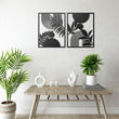 Bohemian Mid Century Modern Metal Wall Art Decor