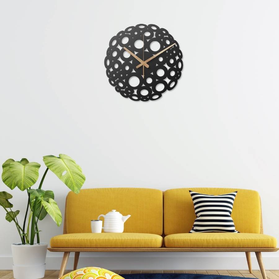 Circles Metal Wall Clock