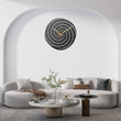 Spiral Metal Wall Clock