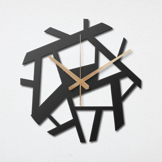 Complex Metal Wall Clock