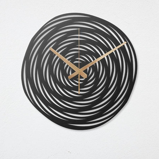 Spiral Metal Wall Clock