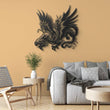 Majestic Dragon Metal Wall Art