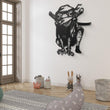 Frog Ninja Metal Wall Art Decor