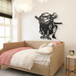 Frog Ninja Metal Wall Art Decor