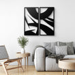 Mid Century Inspired Abstract Metal Wall Art