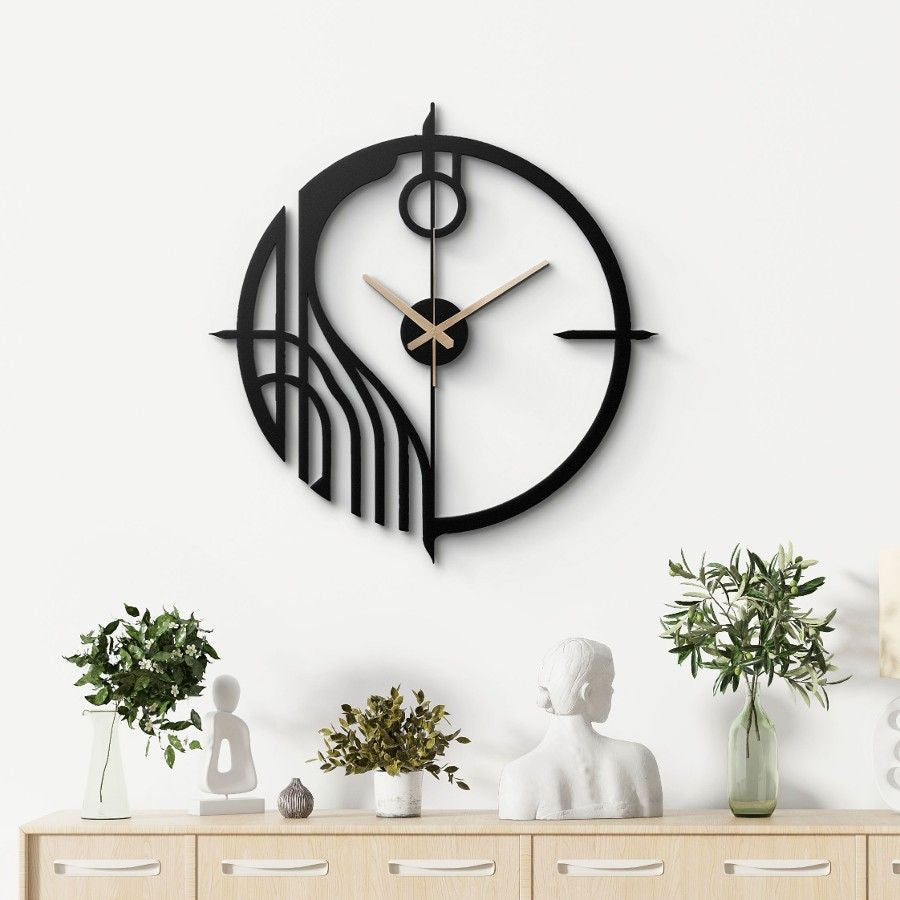 Minimalist Bedside Metal Wall Clock