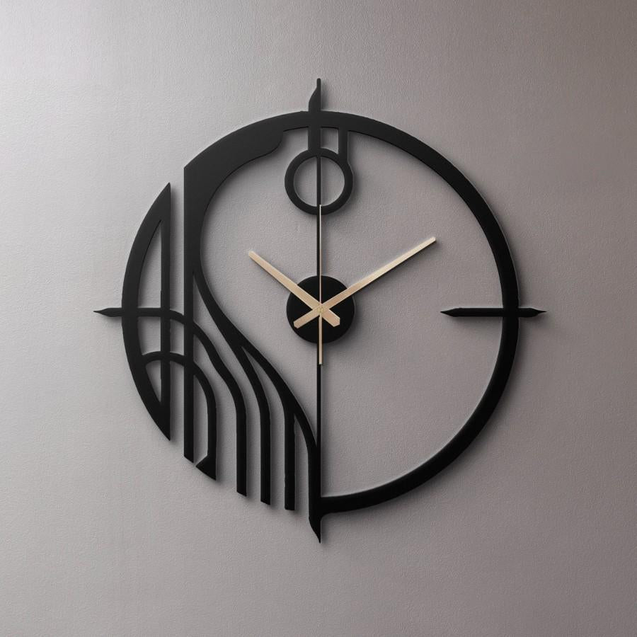 Minimalist Bedside Metal Wall Clock