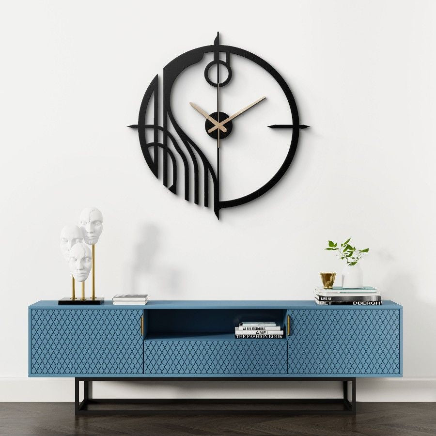 Minimalist Bedside Metal Wall Clock