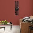 Modern Design Long Metal Wall Clock