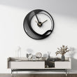 Minimalist Geometric Metal Wall Clock