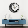 Minimalist Geometric Metal Wall Clock