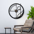 Minimalist Line Metal Wall Clock