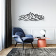 Minimalist Mountain Metal Wall Art