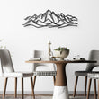 Minimalist Mountain Metal Wall Art