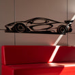Minimalist Sports Car Metal Wall Art
