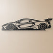 Minimalist Sports Car Metal Wall Art
