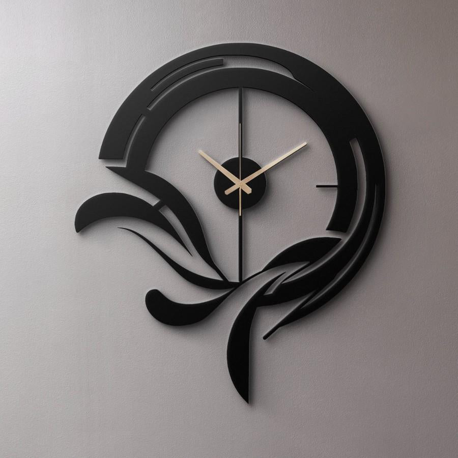 Modern Elegant Metal Wall Clock