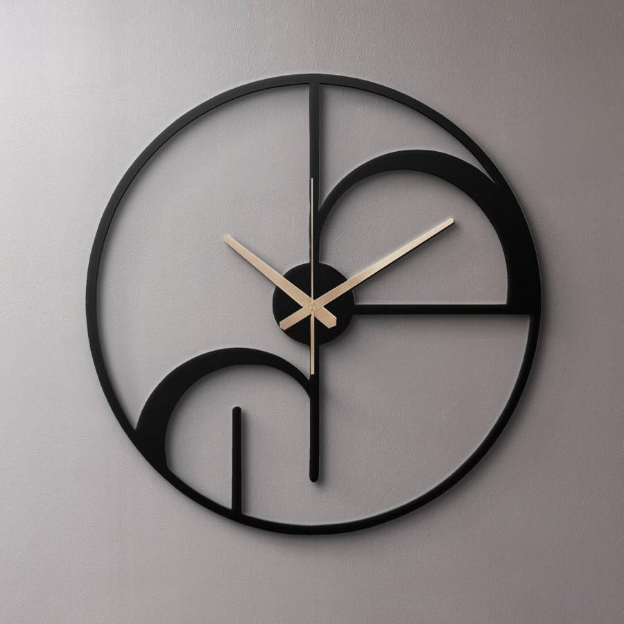 Modern Minimalist Geometric Metal Wall Clock