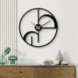 Modern Minimalist Geometric Metal Wall Clock