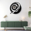 Modern Spiral Metal Wall Clock