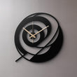 Modern Spiral Metal Wall Clock