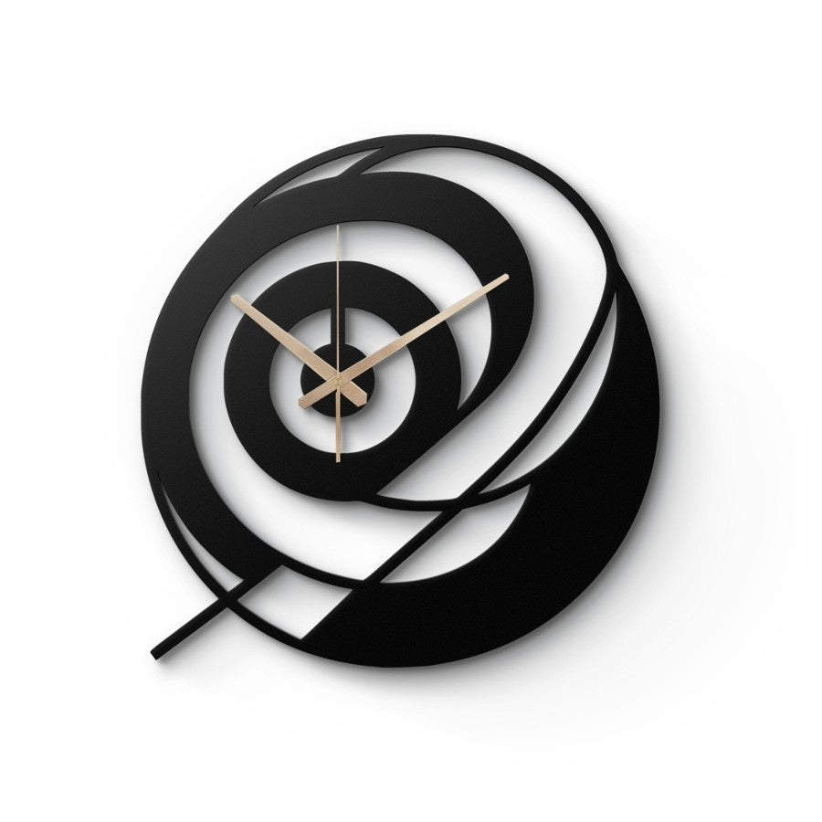 Modern Spiral Metal Wall Clock