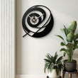 Modern Spiral Metal Wall Clock