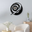 Modern Spiral Metal Wall Clock