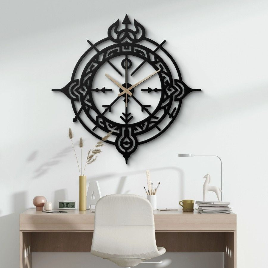 Nordic Metal Wall Clock