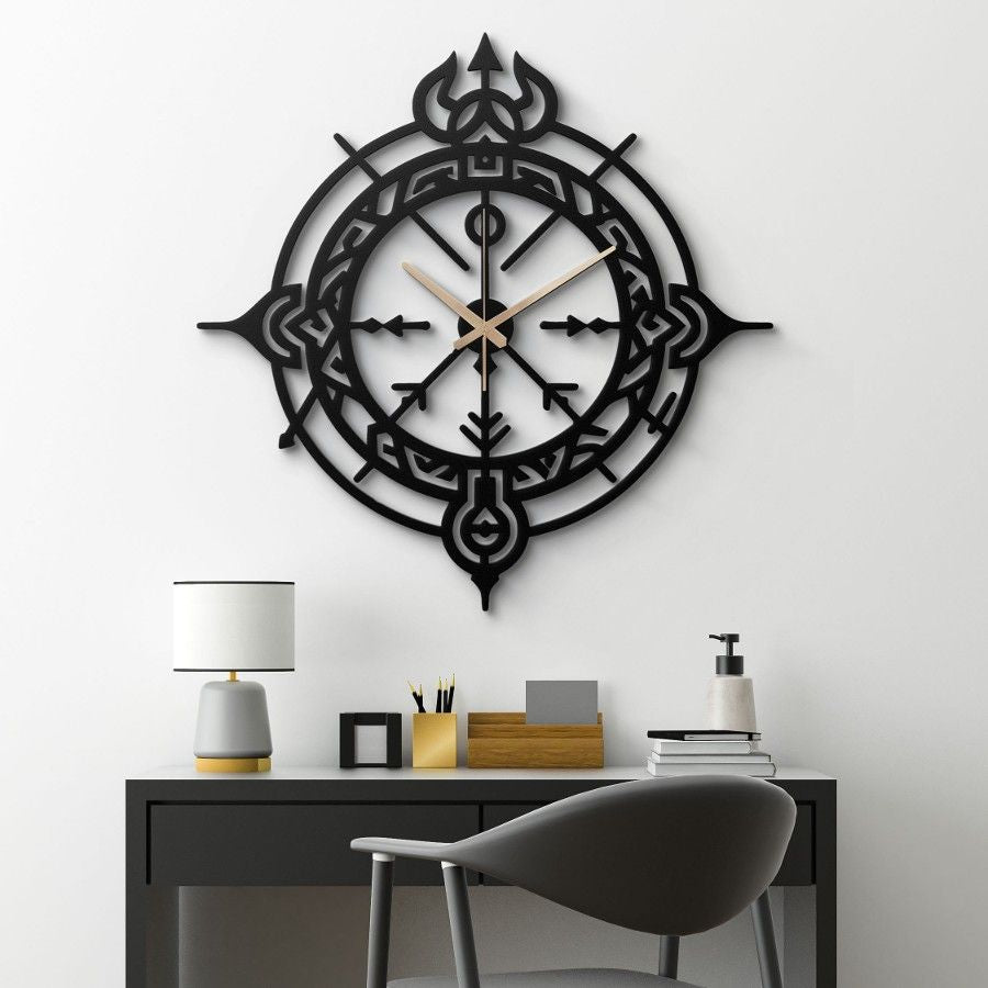 Nordic Metal Wall Clock