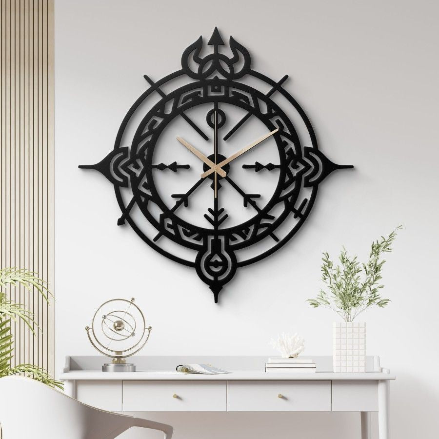 Nordic Metal Wall Clock