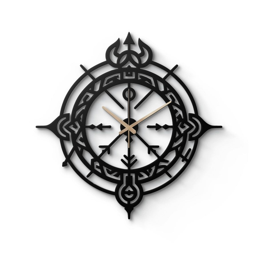 Nordic Metal Wall Clock