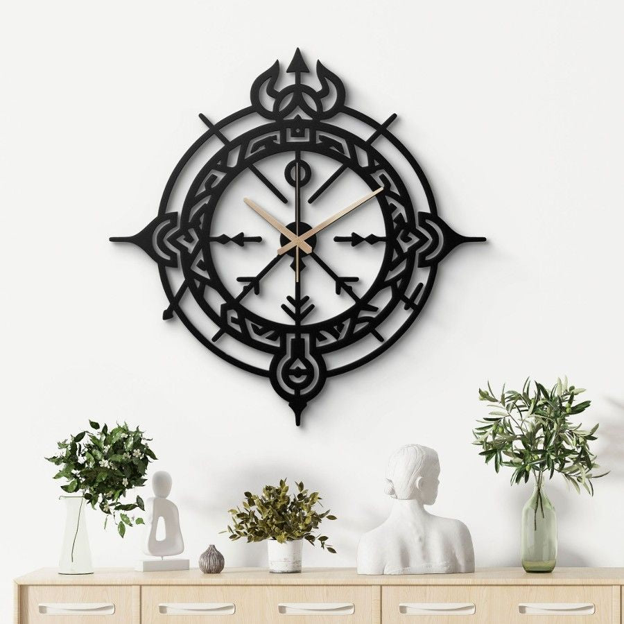 Nordic Metal Wall Clock